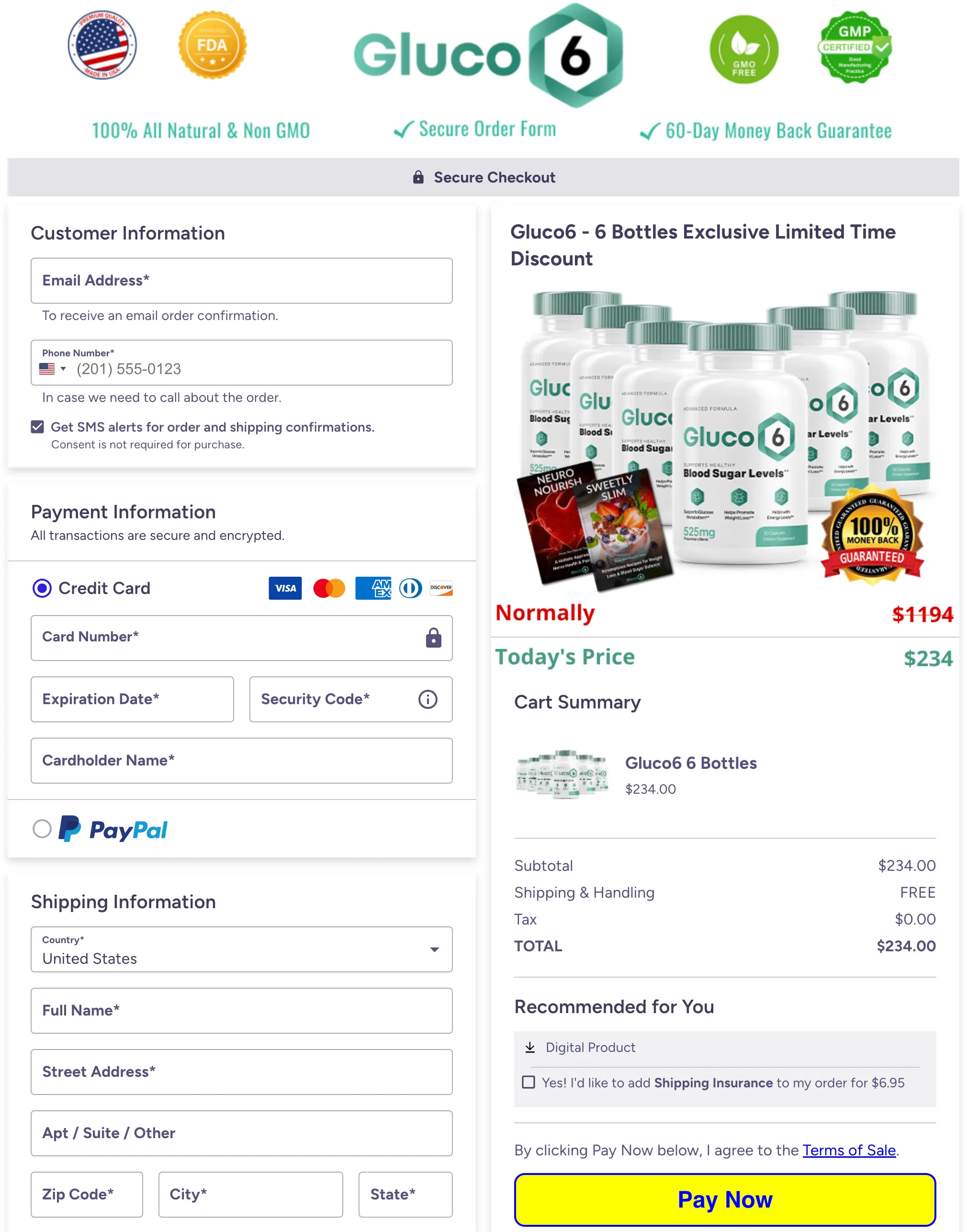 Gluco6-Secure-Checkout